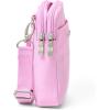 imageBaggallini Modern Take Two RFID 5quotx7quot Lightweight Small Phone Wallet Crossbody BagNylon Travel PurseHibiscus Pink