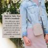 imageBaggallini Modern Take Two RFID 5quotx7quot Lightweight Small Phone Wallet Crossbody BagNylon Travel PurseMidnight Blossom Print