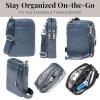 imageBaggallini Modern Take Two RFID 5quotx7quot Lightweight Small Phone Wallet Crossbody BagNylon Travel PurseMist Gloss Ripstop