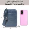 imageBaggallini Modern Take Two RFID 5quotx7quot Lightweight Small Phone Wallet Crossbody BagNylon Travel PurseMist Gloss Ripstop
