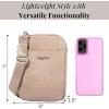 imageBaggallini Modern Take Two RFID 5quotx7quot Lightweight Small Phone Wallet Crossbody BagNylon Travel PurseMoonrock