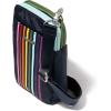 imageBaggallini Modern Take Two RFID 5quotx7quot Lightweight Small Phone Wallet Crossbody BagNylon Travel PurseNavy Rainbow