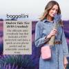 imageBaggallini Modern Take Two RFID 5quotx7quot Lightweight Small Phone Wallet Crossbody BagNylon Travel PurseSeaside Blue
