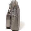 imageBaggallini Modern Take Two RFID 5quotx7quot Lightweight Small Phone Wallet Crossbody BagNylon Travel PurseSterling Shimmer