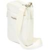 imageBaggallini Modern Take Two RFID 5quotx7quot Lightweight Small Phone Wallet Crossbody BagNylon Travel PurseWhite