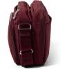 imageBaggallini Modern Camera 7quotx9quot Crossbody Bag WBuiltin Wallet Compartments ampamp RFID SlotsDark Cherry