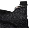 imageBaggallini Securtex AntiTheft Crossover Crossbody Bag for Travel 11w X 85h RFID Builtin Wallet Locking ZippersMidnight Blossom Print