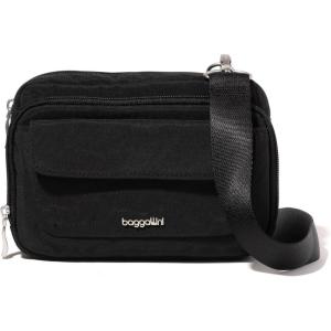 imageBaggallini Modern Double Zip CrossbodyBlack