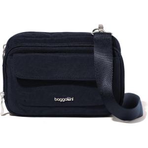 imageBaggallini Modern Double Zip CrossbodyFrench Navy
