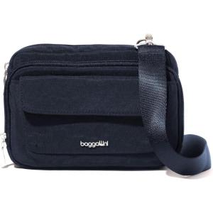 imageBaggallini Modern Double Zip CrossbodyFrench Navy Twill
