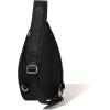 imageBaggallini AntiTheft Daytripper Sling 7x12 Crossbody Travel Safe Bag WSecurtex Locking Zippers SlashResistant RFIDBlack
