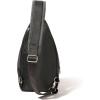 imageBaggallini AntiTheft Daytripper Sling 7x12 Crossbody Travel Safe Bag WSecurtex Locking Zippers SlashResistant RFIDCharcoal