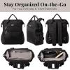 imageBaggallini City Scape Backpack  15quotx11quot Lightweight Work Travel Bag wLuggage Sleeve ampamp RFIDBlack