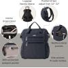 imageBaggallini City Scape Backpack  15quotx11quot Lightweight Work Travel Bag wLuggage Sleeve ampamp RFIDFrench Navy