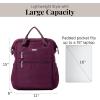 imageBaggallini City Scape Backpack  15quotx11quot Lightweight Work Travel Bag wLuggage Sleeve ampamp RFIDMulberry