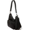 imageBaggallini Savannah Crossbody 12quotx8quot wRFID Card Holder Vegan Leather Shoulder Strap Convertible Crossbody for WomenBlack Twill