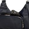 imageBaggallini Savannah Crossbody 12quotx8quot wRFID Card Holder Vegan Leather Shoulder Strap Convertible Crossbody for WomenFrench Navy Twill