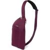imageBaggallini Securtex AntiTheft Half Moon Sling 8quotx13quot Crossbody Bags WRFID CutResistant Strap Locking ZippersMulberry