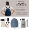 imageBaggallini Securtex Antitheft Vacation Travel Backpack 10x13 SlashResistant Nylon Daypack wRFIDMist
