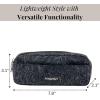 imageBaggallini Unisexs Long Pocket CosmeticLightweight 78x 31x21 BagTravel Essentials Makeup OrganizerMidnight Blossom Print