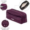 imageBaggallini Unisexs Long Pocket CosmeticLightweight 78x 31x21 BagTravel Essentials Makeup OrganizerMulberry