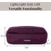 imageBaggallini Unisexs Long Pocket CosmeticLightweight 78x 31x21 BagTravel Essentials Makeup OrganizerMulberry