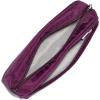 imageBaggallini Unisexs Long Pocket CosmeticLightweight 78x 31x21 BagTravel Essentials Makeup OrganizerMulberry