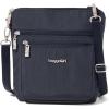 imageBaggallini Modern Pocket Crossbody Bag for Women 85quotx85quot Handbag Purse with RFID Lightweight WaterResistantFrench Navy
