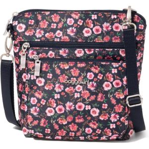 imageBaggallini Modern Pocket Crossbody Bag for Women 85quotx85quot Handbag Purse with RFID Lightweight WaterResistantAutumn Peony