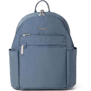 imageBaggallini Securtex Antitheft Vacation Travel Backpack 10x13 SlashResistant Nylon Daypack wRFIDMist