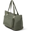 imageBaggallini Carryall Expandable Lightweight Travel Tote 22quot Packable Folding Compact Nylon Washable Weekender wLuggage SleeveThyme