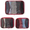 imageBaggallini Compression Cube 3piece set  Lightweight Compression Packing Cubes for TravelScarlet