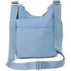 imageBaggallini Criss Cross 10x11 Crossbody Women Lightweight WaterResistant Nylon Travel Bag WRFID ampamp Quick Access PocketsCornflower