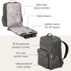 imageBaggallini Everyday Laptop Backpack  11x155 Lightweight WaterRepellent Nylon Travel Bag wPadded Laptop Sleeve ampamp RFIDCharcoal
