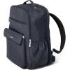 imageBaggallini Everyday Laptop Backpack  11x155 Lightweight WaterRepellent Nylon Travel Bag wPadded Laptop Sleeve ampamp RFIDFrench Navy