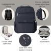 imageBaggallini Everyday Laptop Backpack  11x155 Lightweight WaterRepellent Nylon Travel Bag wPadded Laptop Sleeve ampamp RFIDFrench Navy