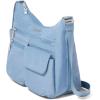 imageBaggallini Everywhere Bagg Crossbody Women 11x9 Lightweight Nylon Hobo WaterResistant Travel Bag WRFIDCornflower