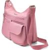 imageBaggallini Everywhere Bagg Crossbody Women 11x9 Lightweight Nylon Hobo WaterResistant Travel Bag WRFIDDusty Mauve