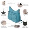 imageBaggallini Modern Everywhere Crossbody Women 11x9x45 RFID Hobo BagSeaside Blue