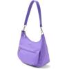 imageBaggallini Modern Pocket Half Moon 11quotx105quot Shoulder Women WReplaceable Straps Converts to Crossbody BagLavender Surf