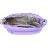 imageBaggallini Modern Pocket Half Moon 11quotx105quot Shoulder Women WReplaceable Straps Converts to Crossbody BagLavender Surf