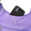 imageBaggallini Modern Pocket Half Moon 11quotx105quot Shoulder Women WReplaceable Straps Converts to Crossbody BagLavender Surf