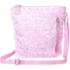imageBaggallini Pocket Crossbody Bags for Women 8x8 Small Lightweight Durable WaterResistant Travel Purse WRFIDPink Blossom