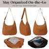 imageBaggallini Swift Hobo Crossbody Bag for Women  Lightweight 157quotx16quot Travel Purse Handbag Hobo BagBlite Caramel
