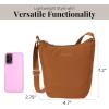 imageBaggallini Swift Mini Crossbody Bag for Women  45x7 Small Travel Purse with Crossbody Strap and RFIDBlite Caramel