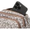 imageBaggallini Trifecta RFID Wallet Crossbody8quotx6quot Convertible Fanny Pack Belt Bag for WomenMocha Cheetah Print