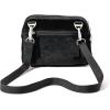 imageBaggallini Triple Zip Small Crossbody Bag for Women  8x6 Lightweight Convertible Fanny Pack Belt BagBlack Velvet