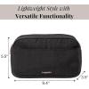 imageBaggallini Unisexs Pocket Cosmetic with Brush OrganizationBlack Cheetah Emboss
