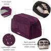 imageBaggallini Unisexs Pocket Cosmetic with Brush OrganizationMulberry