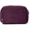 imageBaggallini Unisexs Pocket Cosmetic with Brush OrganizationMulberry